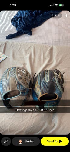 Rawlings REV1X RH Infield Baseball Glove 11.5" (Used)