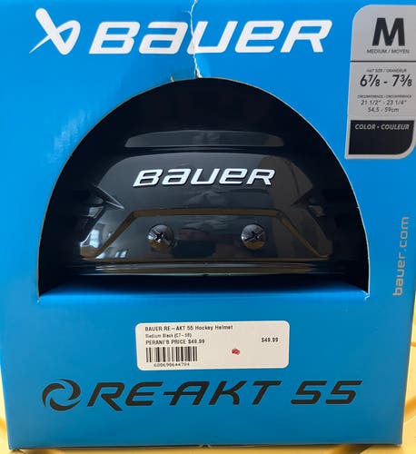 Medium Bauer Re-Akt 55 Helmet (New)