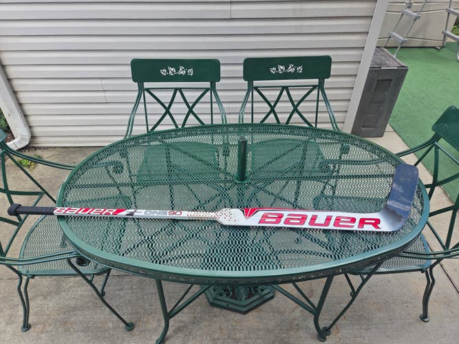 Senior Bauer Supreme One90 Regular Goalie Stick 26.5" Paddle (Used)