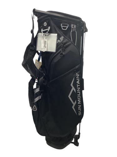 Used Sun Mountain 4-5 14 WAY Mens Cart Bag Black 11443-S000206710