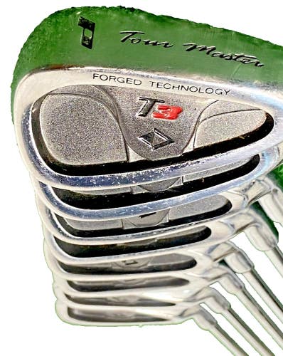 Tour Master T3 Iron Set 3-PW RH Men's Regular Flex Steel 5i 37.5" Nice Grips