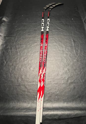 (2 Pack) Senior CCM JetSpeed FT9 Pro Left Hand Hockey Stick P28 70 Flex Pro Stock (New)