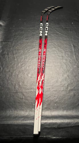 (2 Pack) Senior CCM JetSpeed FT9 Pro Left Hand Hockey Stick P28 70 Flex Pro Stock (New)
