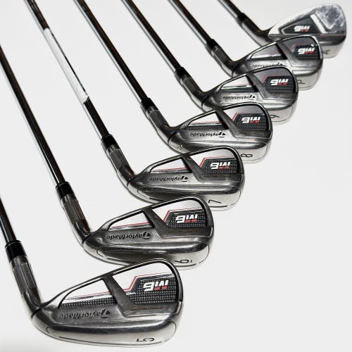 Taylormade M6 Iron Set 5-9, PW, AW Right Handed Stiff Flex Steel Shafts