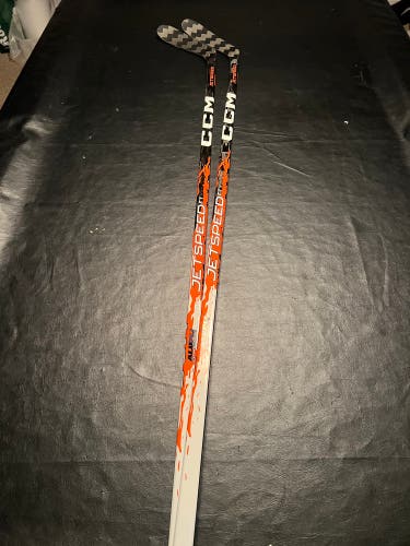 (2 Pack) Senior CCM JetSpeed FT9 Pro Left Hand Hockey Stick P28 70 Flex Pro Stock (New)
