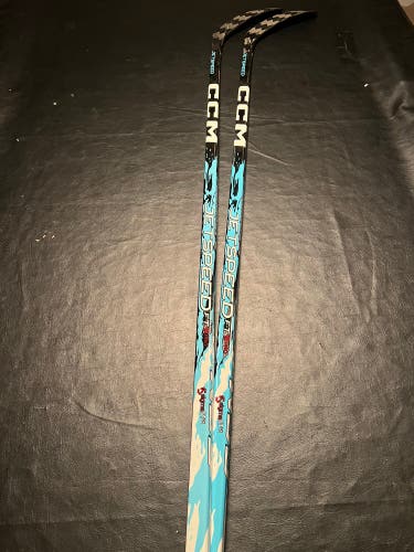 (2 Pack) Senior CCM JetSpeed FT9 Pro Left Hand Hockey Stick P28 75 Flex Pro Stock (New)