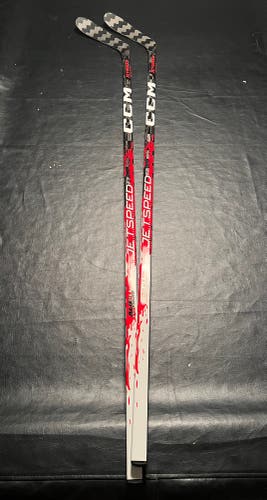(2 Pack) Senior CCM JetSpeed FT9 Pro Left Hand Hockey Stick P28 75 Flex Pro Stock (New)