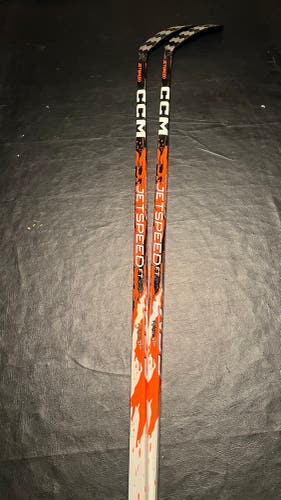(2 Pack) Senior CCM JetSpeed FT9 Pro Left Hand Hockey Stick P28 75 Flex Pro Stock (New)