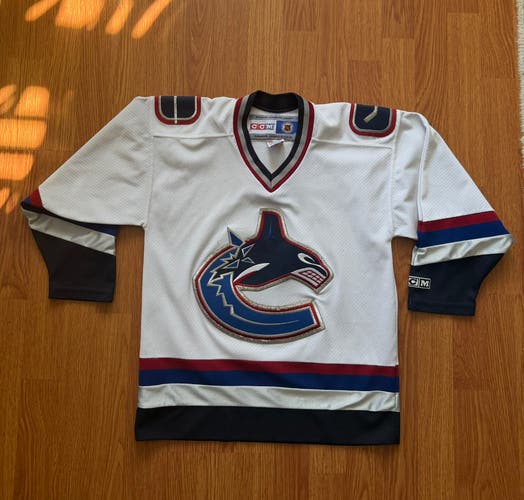 Vintage YOUTH Vancouver Canucks Hockey Jersey NHL
