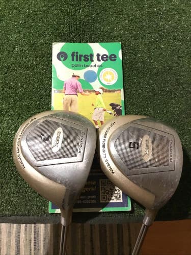 Dynatour Ladies DSX Woods Set (3W & 5W) Pro Flex Steel Shafts