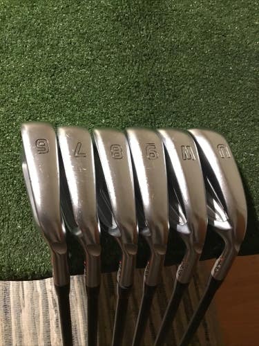 Ping i210 Red Dot Irons Set (6-PW-GW) Regular Alta CB AWT Graphite Shafts *VGC*