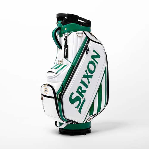 Srixon Spring Collection Staff Bag (10.5", 5-way top, White/Green) 2026 NEW