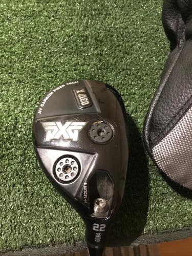 PXG 0317 X GEN4 22* Hybrid Regular Evenflow Riptide CB 80g HY Blue Graphite VGC