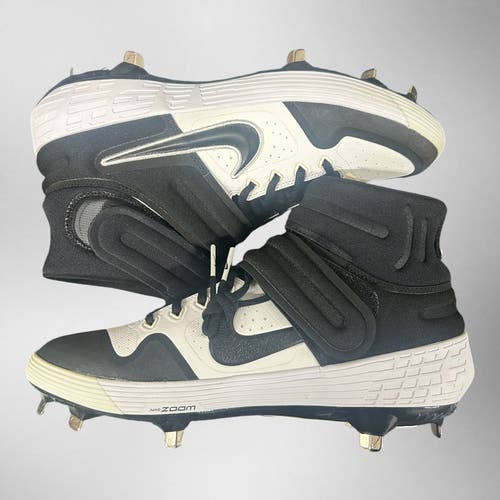 Nike Alpha Huarache Elite 2 Mid Baseball Cleats AJ6874-100 White/Black Men’s Size 10 NEW NWOB