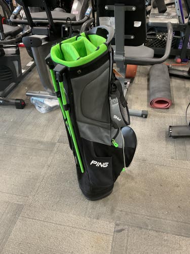 Used Ping HOOFER PRODIG JR Jr Stand Bag Black 11614-S000241691