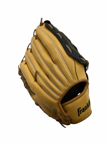 Used Franklin FIELD MASTER SERIES BB/SB Glove RH Throw Tan 12 1/2" 11613-S000187582