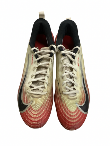 Used Nike VAPOR Adult FB Cleats Red And White Senior 11 11613-S000187565