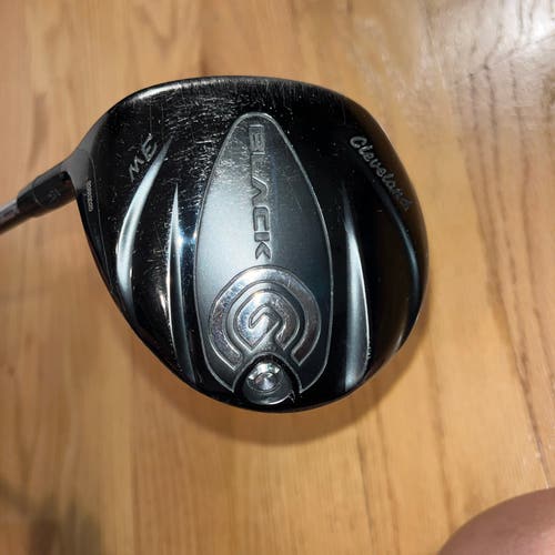 Men's 2012 Cleveland 2012 CG Black Left Hand Fairway Wood Regular Flex Loft 16 Graphite Shaft (Used)