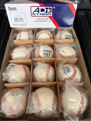 Baseballs 12 Pack (1 Dozen) (New)