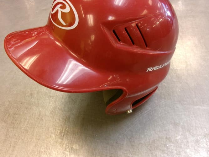 Used Rawlings HELMET Batting Helmet No Mask Red SM 11339-S000205485