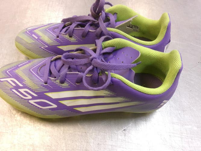 Used Adidas Soccer Cleats Purple Junior 05.5 11339-S000205454