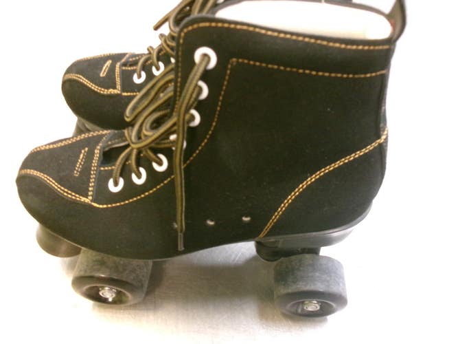 Used SKATES Junior Roller Quad Skates Black Junior 06 11339-S000205451
