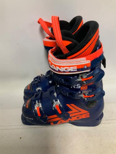 Used Lange RS90SC Mens DH Ski Boot Navy Blue 235 MP - J05.5 - W06.5 11823-S000041124