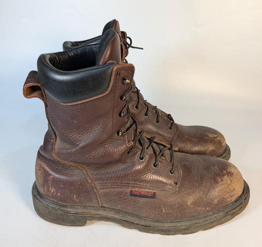 Red Wing 608 SuperSole 2.0 Comfortforce Soft Toe Leather Work Mens Boots 10.5 E2
