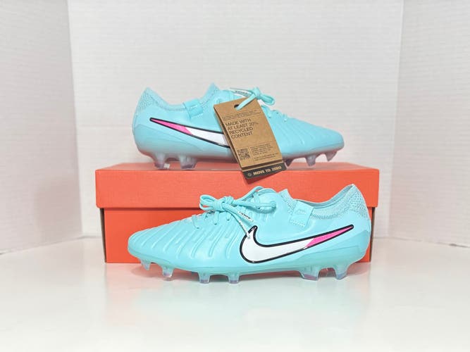 Blue Men's Size M 7.5 (W 8.5) Nike Tiempo Legend 10 Elite FG 'Copa White' Soccer Cleats DV4328-401