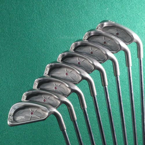 Ping ISI-K Maroon Dot 3-PW Iron Set Karsten JZ Steel Stiff