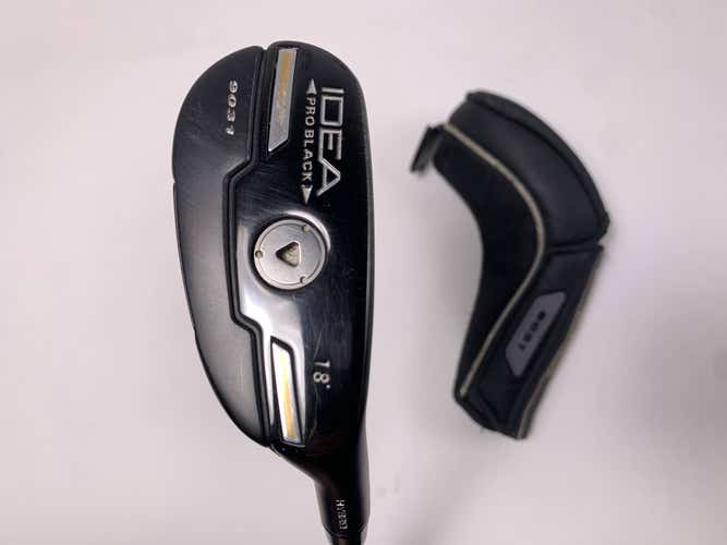 Adams Idea Pro Black Super 2 Hybrid 18* Aldila Voodoo SNV8 Stiff RH HC