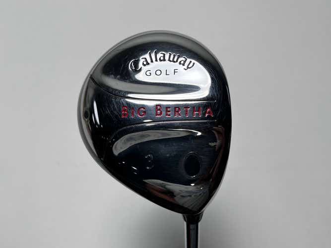 Callaway Big Bertha 2004 3 Fairway Wood 15* Big Bertha Uniflex Steel Mens RH