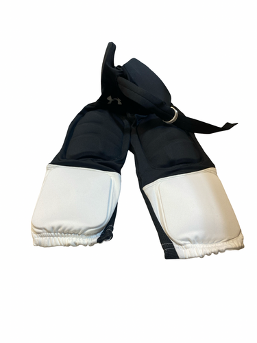 Used Under Armour Youth FB Integrated Pants Black And White SM 11706-S000384538