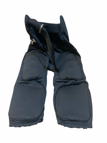 Used Under Armour Youth FB Integrated Pants Black SM 11706-S000384505