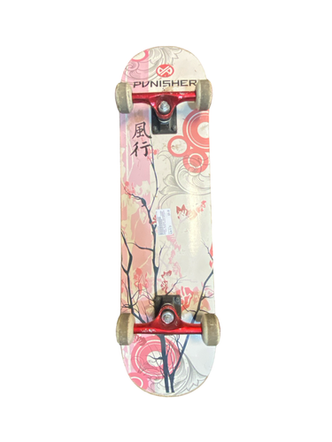 Used CHERRY BLOSSOM SKATEBOARD Complete Skateboard Pink 8" 11706-S000384452