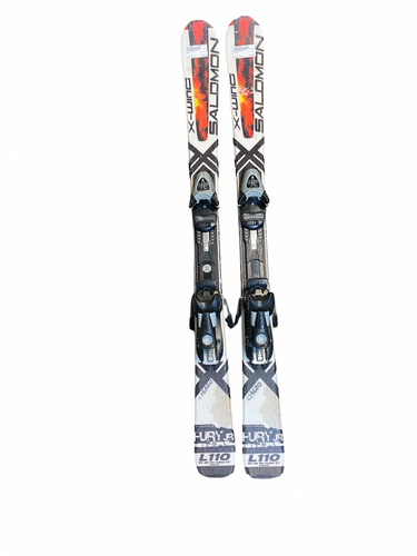 Used Salomon DUIM-X Boys DH Ski/Binding White 110 cm 11706-S000384448