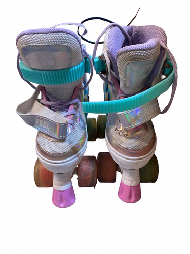 Used SULIFEEL Child Roller Quad Skates White Youth 10.0 11706-S000384394