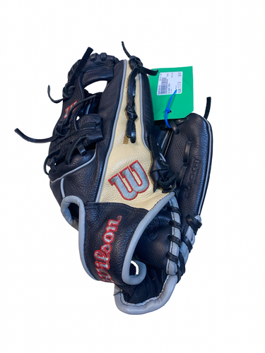Used Wilson A500 BB/SB Glove RH Throw Black 11 1/2" 11706-S000384392