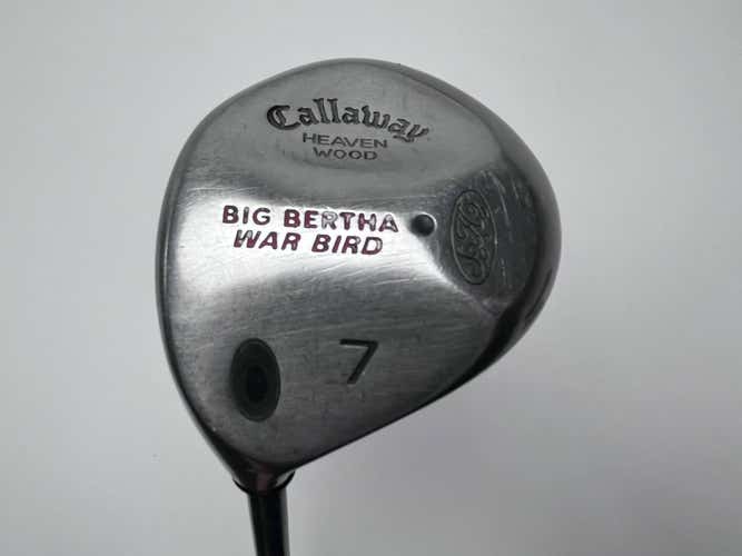 LEFTY Callaway Big Bertha Warbird 7 Fairway Wood 21* RCH 90 Regular Graphite LH