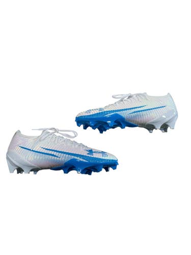 Used Under Armour Adult FB Cleats Carolina Blue And White Senior 13 11873-S000245969