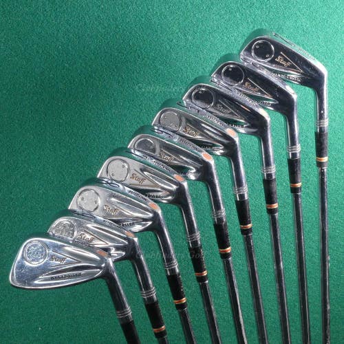 VINTAGE Wilson Staff 1973-75 Dynapower 2-PW Iron Set Factory Steel Regular