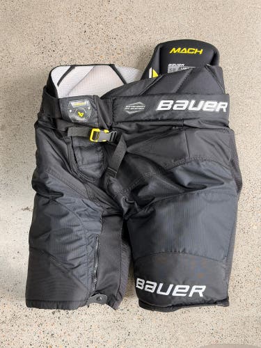 Bauer Supreme Mach Hockey Pants — Senior Large / Black