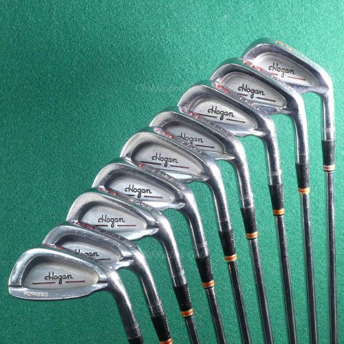 VINTAGE Ben Hogan Edge Forged 2-EW Iron Set Factory Apex 4 Steel Stiff