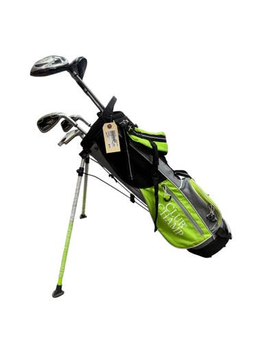 Used Tour Edge HL-J Jr Package Set RH Neon Green 6 Piece 11835-S000211055