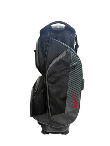 Used Nike CART BAG Mens Cart Bag Black And Red 11835-S000208460