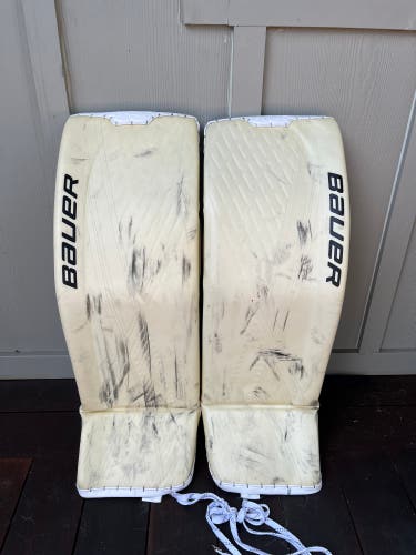 Large Bauer Ultrasonic Goalie Leg Pads (Used)