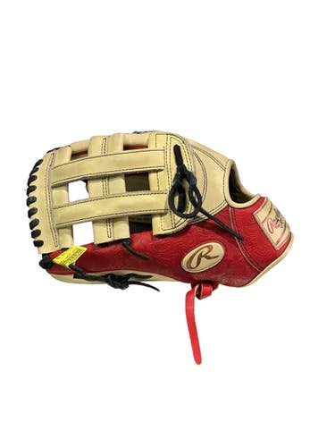 Used Rawlings PROR3039-6CS BB/SB Glove LH Throw Red 12 3/4" 10743-S000490294