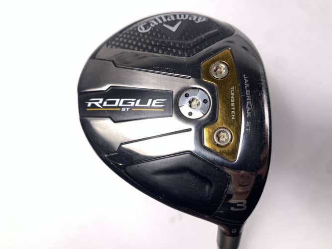 Callaway Rogue ST LS 3 Fairway Wood 15* Tour AD DI-6S Stiff Graphite Mens RH
