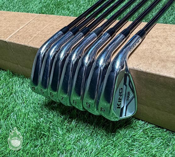 RH Cobra King Tour MIM Technology Irons 4-PW $-Taper 120g Stiff Steel Golf Set