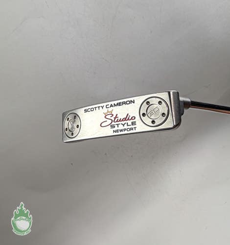 Used 2025 Titleist Scotty Cameron Studio Style Newport 33" Putter Steel Golf